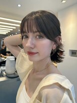 ジーナ 梅田茶屋町(Zina)&nbsp;髪質改善＊エモージュ斜めバング＊美髪【Zina 茶屋町】