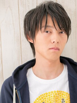 モッズヘアー メン 戸田公園店(mod's hair men) 無造作ミディアムアッシュオリーブのセミウェットヘアb戸田公園