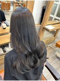 韓国風ゆるふわ巻き艶髪グレージュ髪質改善トリートメント渋谷