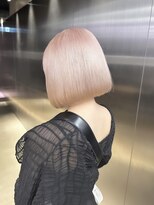 ペレ 栄店(PELE) ウルフ/マチルダボブ/ピンクベージュ/インナーグレージュ/栄