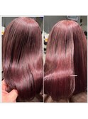髪質改善　ツヤ髪ストレート！