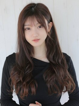 アグ ヘアー ニール 彦根店(Agu hair neelu)の写真/優秀パーマで可愛い×朝ラクを実現。アレンジで表情変わる2wayヘア♪扱いやすさ◎