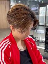 エルマーク 枚方(L-MARK)&nbsp;センターパート/ニュアンスパーマ/韓国/フェーザーパーマ/眉毛