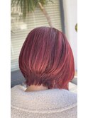 レッドカラーグラボブ