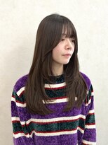 クム 横浜(qumu)&nbsp;【qumu MARIKO】レイヤーカット×透明感カラー