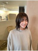 【 YUCCA 】大人可愛い20代30代40代 ミディアム/切りっぱなし