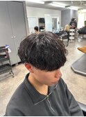 韓国風シャドウパーマ