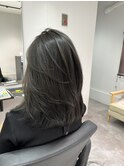美髪 オリーブグレージュ