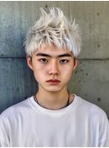 ブリーチ/スペインカール/韓国マッシュ/スパイキーショート