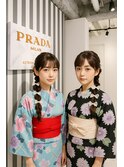 ヘアセット、浴衣着付 夏祭り