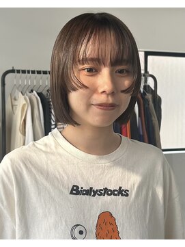 フゾンカウチ(fuzon kauti) ぱっつんボブミニボブ韓国風10代20代