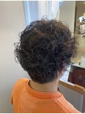 刈り上げなし！ビジネスメンズパーマ