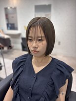 アデプト 北千住店(adept)&nbsp;★小顔ココアベージュ黒髪クラゲヘアーオリーブグレー【北千住】