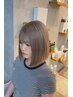 【外国人風】カット＋Wカラー（ダメージケアきわみコース）