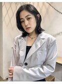 レイヤースタイル/顔周りレイヤー/韓国ロブスタイル