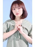 ナチュラルな内巻きボブ