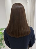 【チバ】ミルクティーブラウンオリーブベージュダークアッシュ　