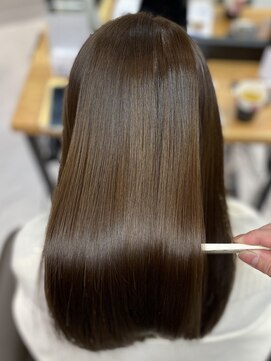 シャルムバイケンジ(Charm.by KENJE) 天使の縮毛矯正銀座髪質改善前髪ピンクベージュアンブレラカラー