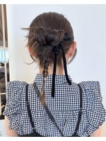 ビファインクーアヴェダ(Be fine coo AVEDA)&nbsp;卒業式、結婚式ヘア　アップスタイル/