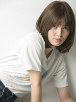 リソラ 池袋(LiSora)&nbsp;ミルクティーブロンド/デジタルパーマ/ダークブルー[池袋]