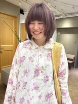 ローレン(LOREN) 着物ヘア/ダークアッシュ/ミディアムレイヤーカット/名古屋名駅