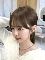 アフロートリノ(AFLOAT Leino)&nbsp;レイヤーカット　韓国前髪　韓国ヘア　顔周り 2wayバング