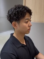 ベル 流山おおたかの森(BELLE)&nbsp;メンズマッシュショート×スパイラルパーマ