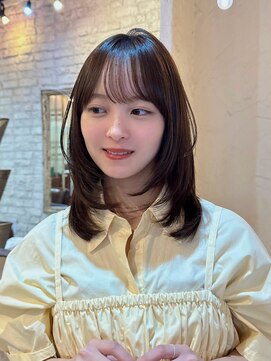 メゾンイデアル(maison Ideal) 大人可愛いナチュラルなミディアムヘア*レイヤーカット