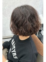 ネウィ 宮崎店(newi)&nbsp;ふんわり外国風☆ボブ×しっかりウェーブのパーマスタイル
