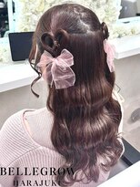 ベルグロー 原宿(BELLEGROW)&nbsp;ハートハーフツイン ヘアセット/ヘアアレンジ/ヘアメイク
