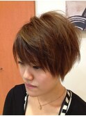 ★アッシュ系カラー★　ショートスタイル！！