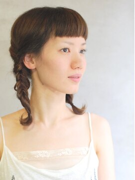 ザジヘアー(ZAZIE hair) 【ヘアアレンジ】おさげヘアアレンジ