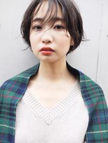 モリオ フロム ロンドン サッポロファクトリー店(morio FROM LONDON)&nbsp;【morio】2020髪型大人かわいい黒髪ショートボブ