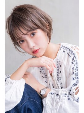 ケイト(kate) 【kate 大宮】前下がりボブ×ミルクティーアッシュベージュ