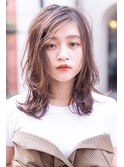ACE ゆるふわミディ×アッシュグレー