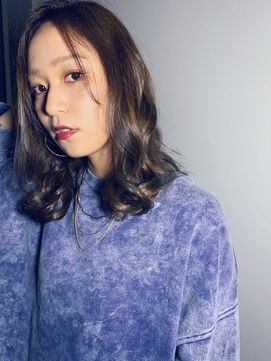 スイート ヘアデザイン(Suite HAIR DESIGN) 透け感くすみカラー艶カラーアッシュベージュかきあげ前髪