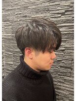プレミアムバーバー 表参道店(PREMIUM BARBER produce by HIRO GINZA)&nbsp;前下がりマッシュ