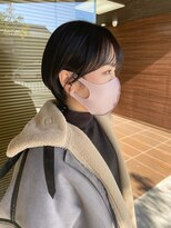 ヘアメイク シュシュ(Hair make chou chou) ショートショコラベージュボブルフ奈良大和八木