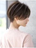 前髪なし大人ショート20代30代40代【AIN.表参道】川原大地