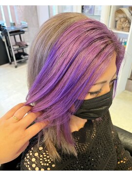 ヘアー アトリエ エゴン(hair atelier EGON) ラベンダー×グレージュ