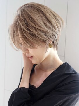 アルバム 渋谷パルコ(ALBUM) ブラウンショート_グレージュカラーボブウルフ_ba341471