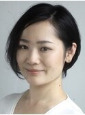 ふんわり美人度アップにイメチェン！ショートボブ