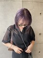 ヘアーアンドレイ エビス(hair.andrey EBISU) 2ブリーチlavendercolor色落ちもベージュっぽく落ちて綺麗です！