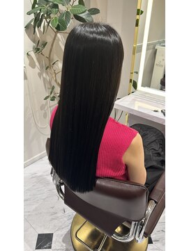 エコル(EKOLU) 髪質改善酸性ストレート×dark brown