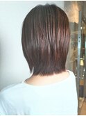 フェイスレイヤー×外ハネ