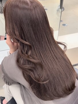 ペレ 栄店(PELE) 前髪/マチルダボブ/ピンクベージュ/インナーグレージュ/栄