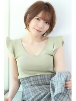 オーロ 武庫之荘店(ORO) ナチュラルボブ/インナーカラー/シースルーバング