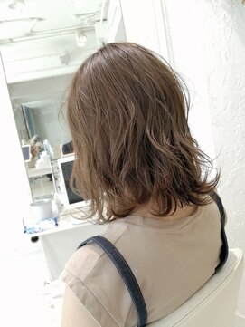 ファイブボックスヘアー 広島(five vox hair) 予防美容ケアカラー　グレージュ（女性/40代）