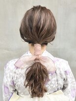 バサラ 新宿駅前店(VASARA)&nbsp;タイトポニー♪着物ヘア/浴衣ヘア/卒業式ヘア/成人式ヘア