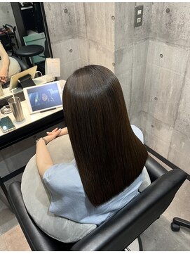 ピリオド 赤坂(Period.) ココアブラウンカラー×髪質改善